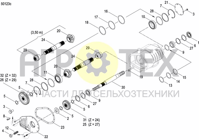 Чертеж GEARBOX