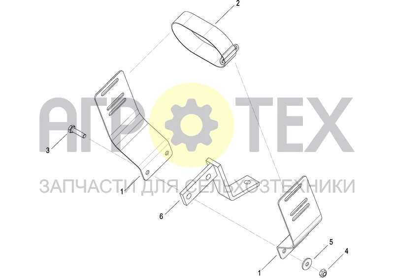 Чертеж SEED DRILL HOSES CONNECTION