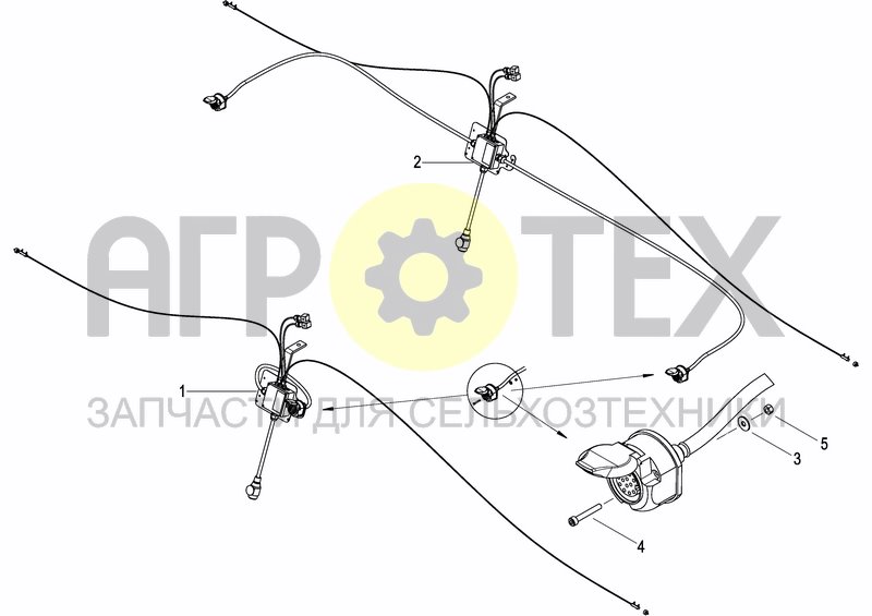 Чертеж ELECTRICAL SYSTEM DF1 AND DF2