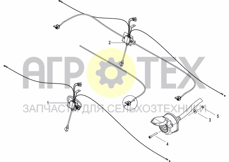 Чертеж ELECTRICAL SYSTEM DF1 AND DF2