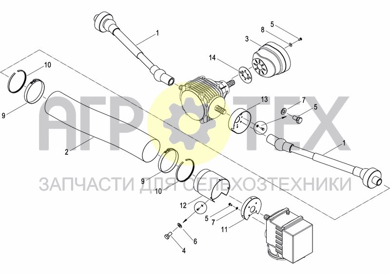 Чертеж UPPER TRANSMISSION