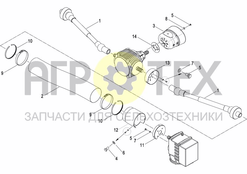 Чертеж UPPER TRANSMISSION