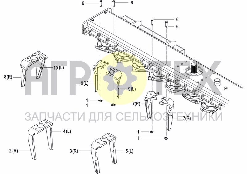 Чертеж FRAME AND TRANSMISSION