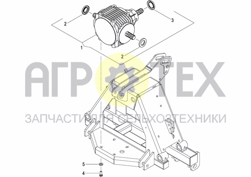 Чертеж CENTRAL GEARBOX