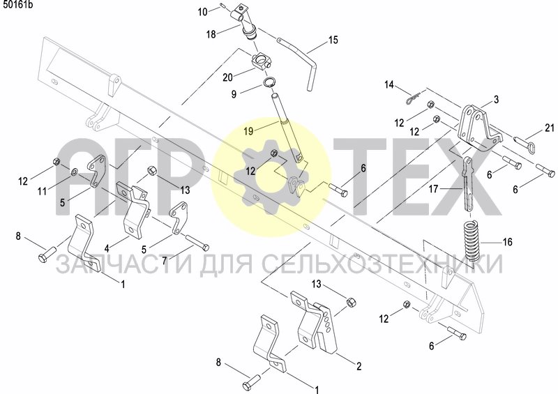 Чертеж REAR LEVELLING BAR