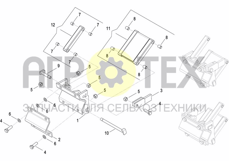 Чертеж ROLLER HITCH