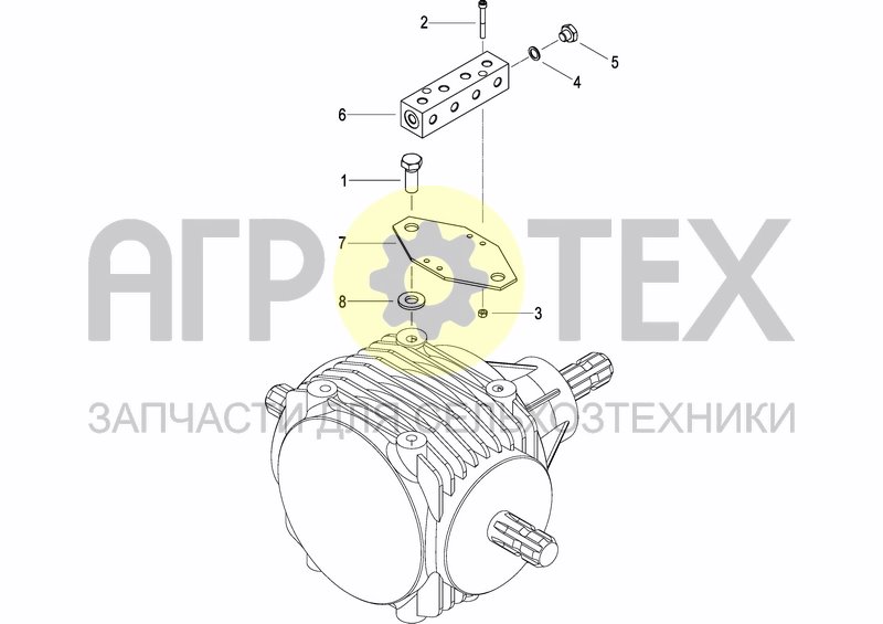 Чертеж HYDRAULIC SYSTEM