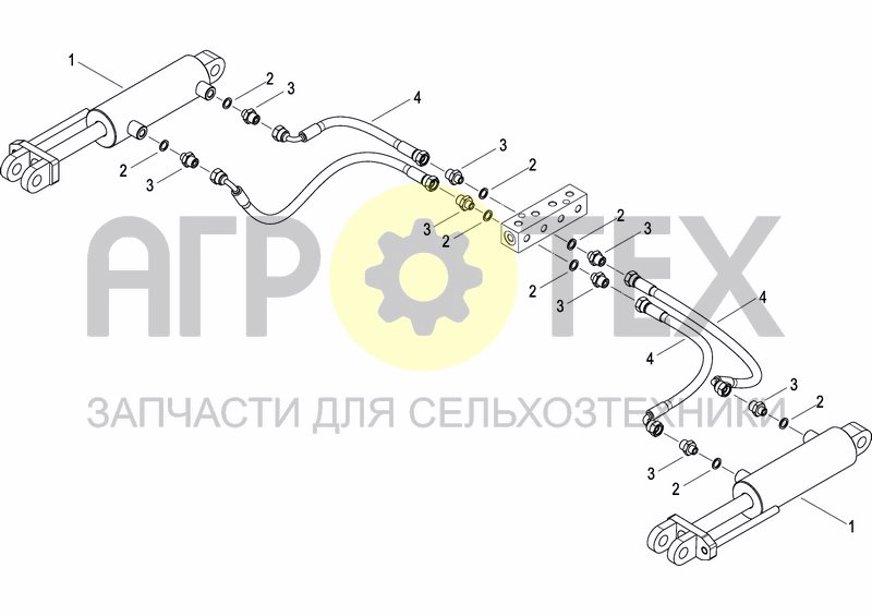 Чертеж HYDRAULIC SYSTEM