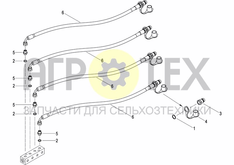 Чертеж HYDRAULIC SYSTEM