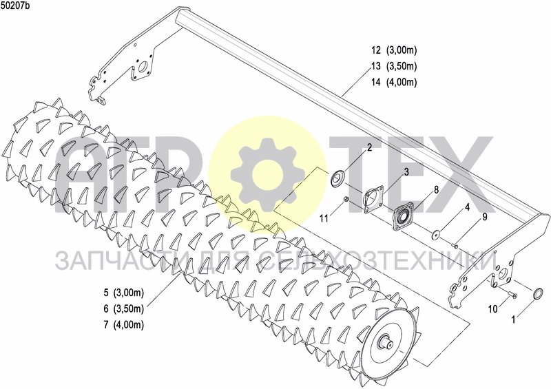 Чертеж PACKER ROLLER ?575