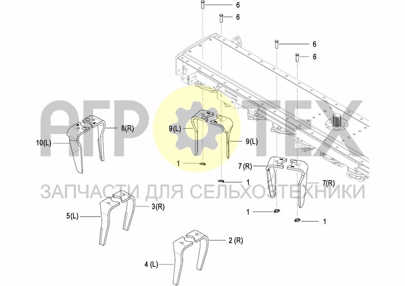 Чертеж FRAME AND TRANSMISSION