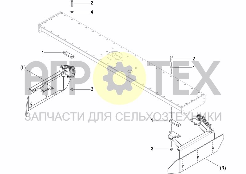 Чертеж SIDE DEFLECTORS