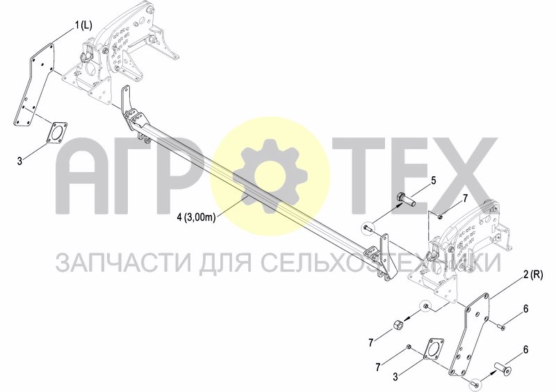 Чертеж CRACKER PACKER ROLLER EURO CONNECTION