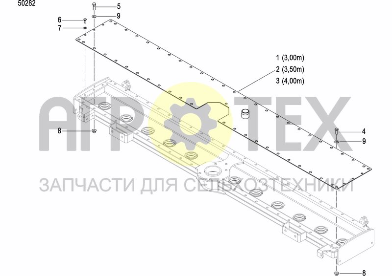 Чертеж FRAME AND TRANSMISSION