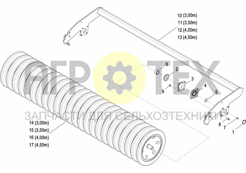 Чертеж FLEXLINE ROLLER