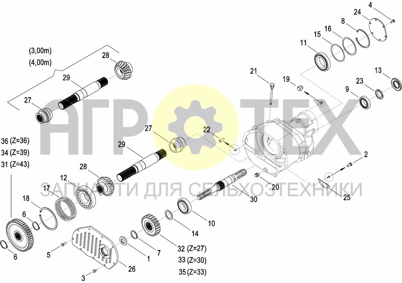 Чертеж GEARBOX