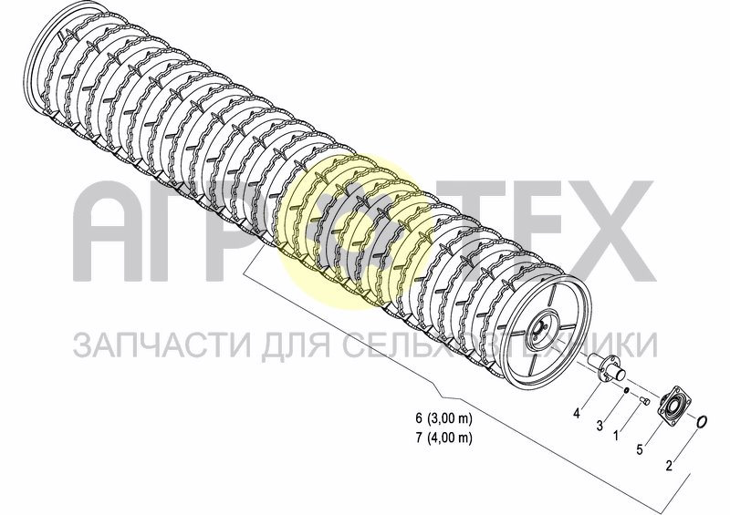 Чертеж CRACKER PACKER ROLLER