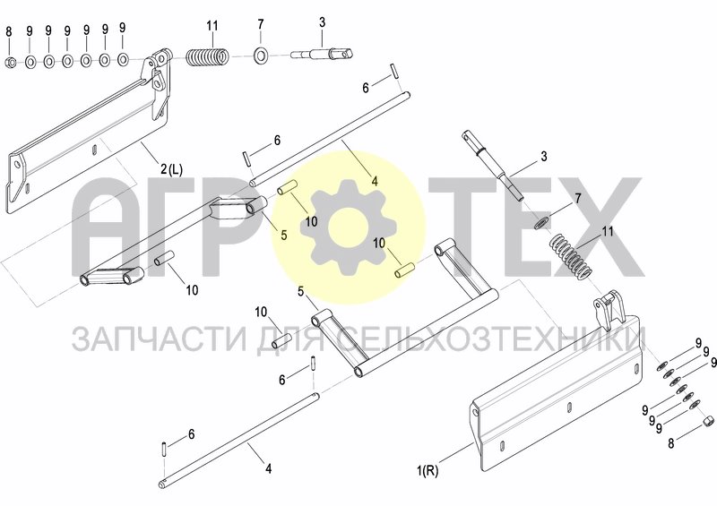 Чертеж SIDE DEFLECTORS