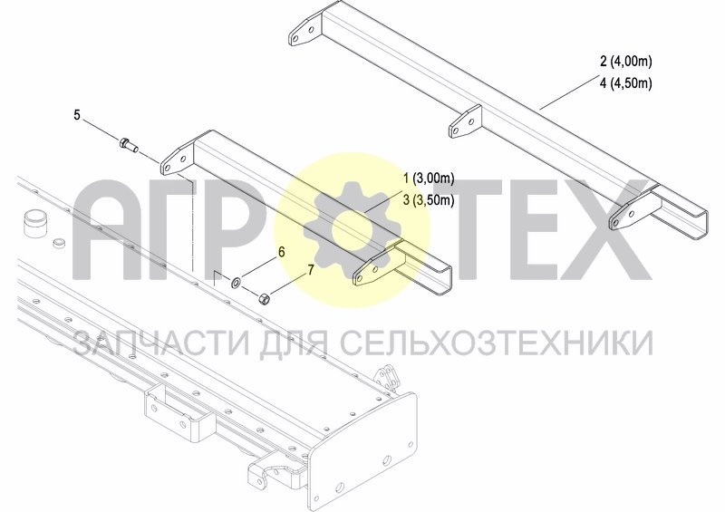 Чертеж TRACK ERADICATORS BARS