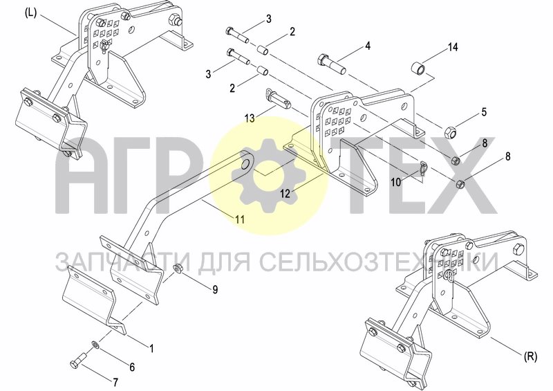 Чертеж ROLLER HITCH