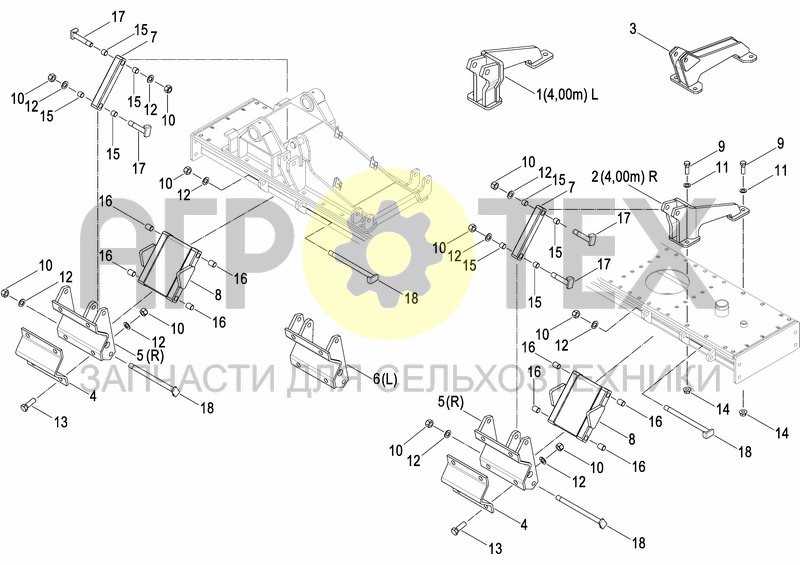 Чертеж ROLLER HITCH