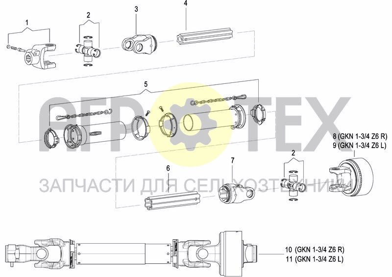 Чертеж UPPER TRANSMISSION