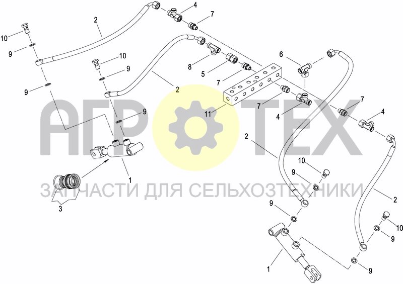 Чертеж ELECTRO-HYDRAULIC SYSTEM