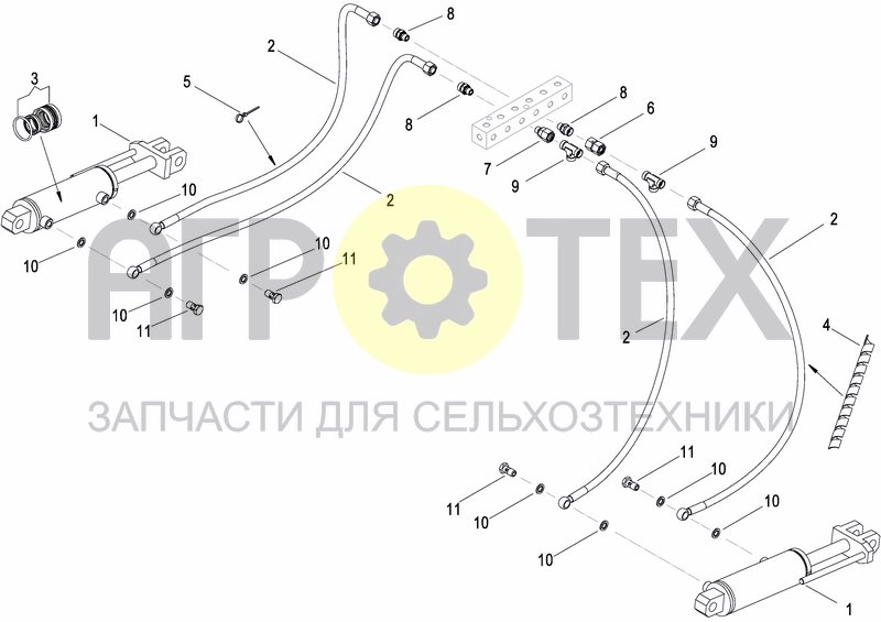 Чертеж ELECTRO-HYDRAULIC SYSTEM