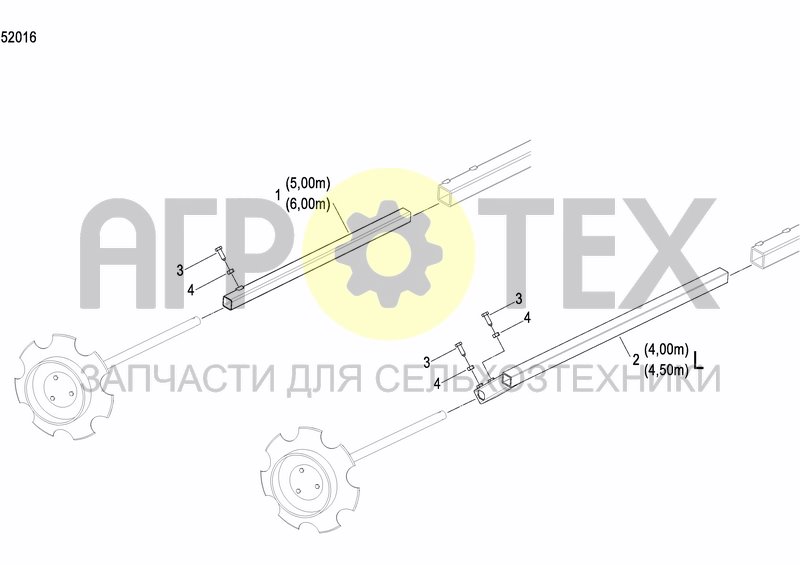 Чертеж DISC MARKER SINGLE HYDR.FOLDABLE