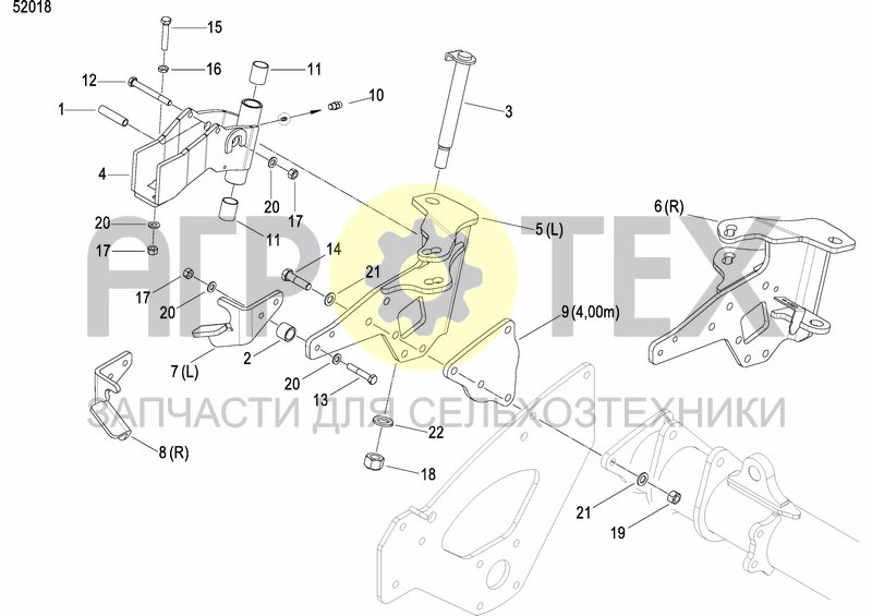 Чертеж DISC MARKER SINGLE HYDR.FOLDABLE