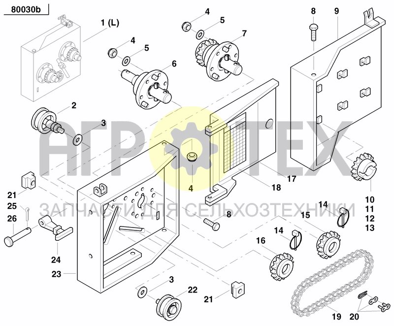 Чертеж GEARBOX