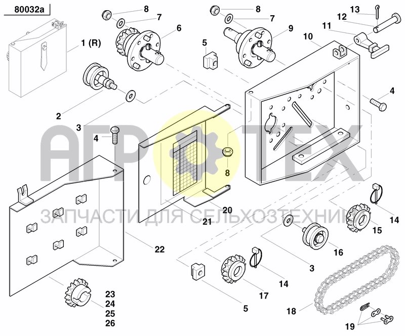 Чертеж GEARBOX