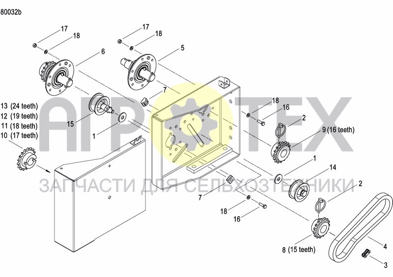 Чертеж GEARBOX