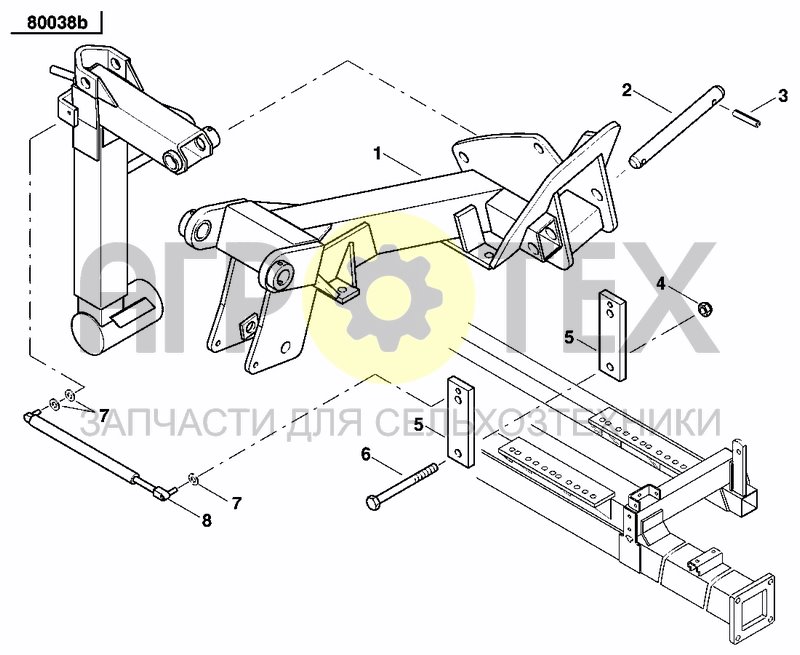 Чертеж LENGTHWISE TRANSPORT KIT