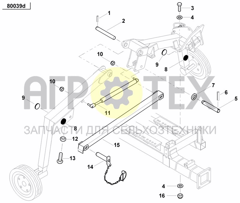 Чертеж LENGTHWISE TRANSPORT KIT