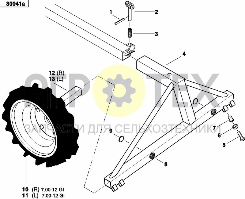 Чертеж LENGTHWISE TRANSPORT KIT