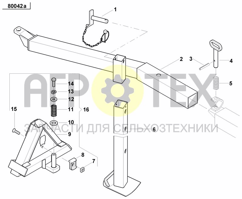 Чертеж LENGTHWISE TRANSPORT KIT