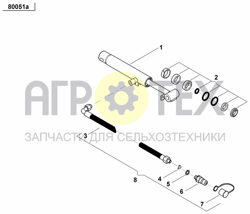 Чертеж DISC MARKER WITH HYDR. CHANGER