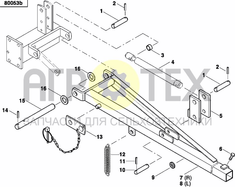 Чертеж DISC MARKER SINGLE HYDR.FOLDABLE