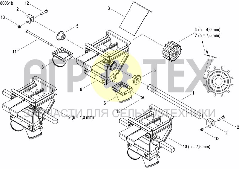 Чертеж METERING DEVICE FERTILIZER