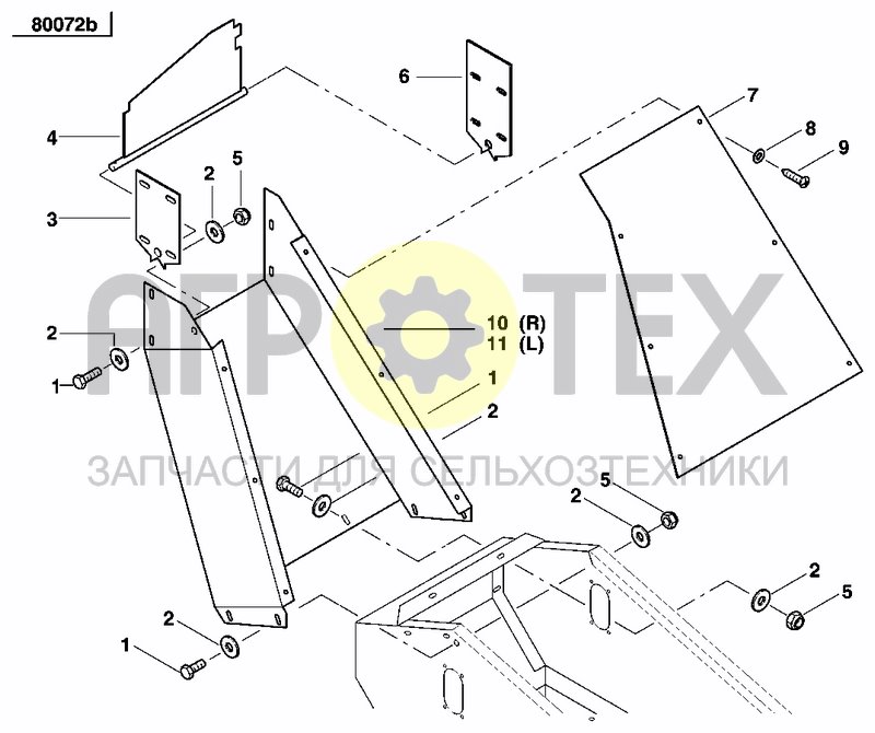 Чертеж HOPPER EXTENSION PRESION DRILL