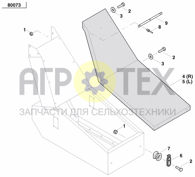 Чертеж HOPPER EXTENSION PRESION DRILL