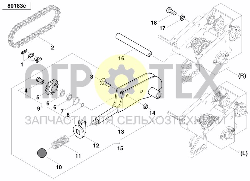 Чертеж LEVER CHANGE GEARBOX