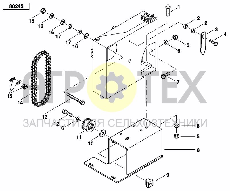 Чертеж GEARBOX