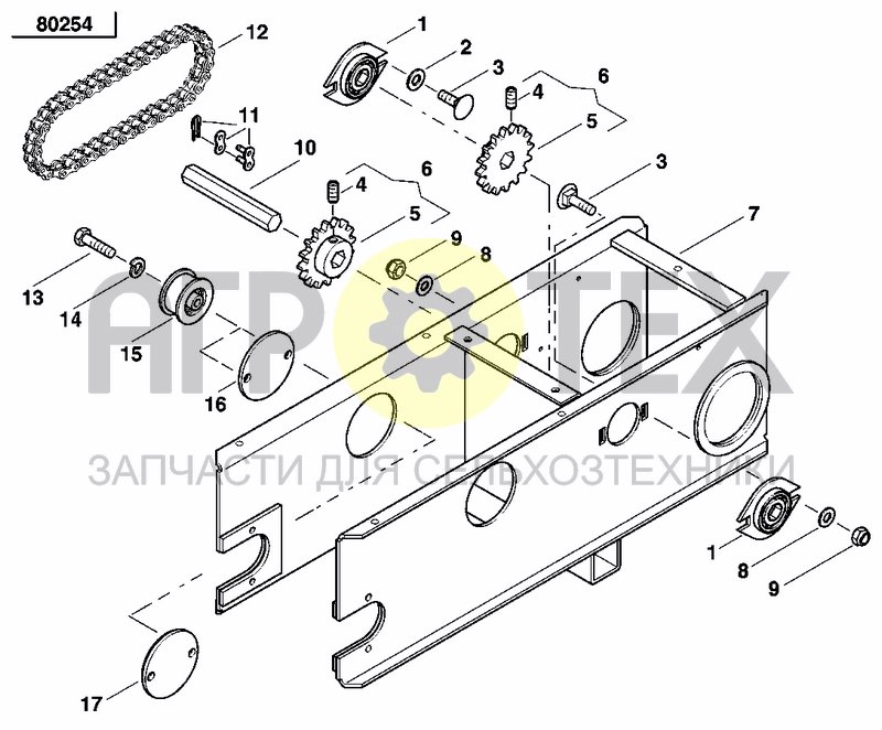 Чертеж GEARBOX BRACKET