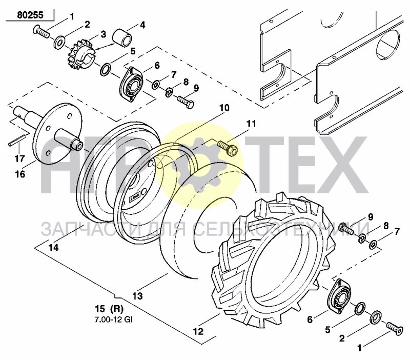 Чертеж GEARBOX BRACKET