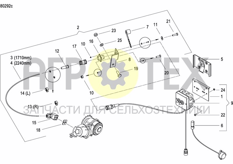 Чертеж GRANULE APPLICATOR DRIVE