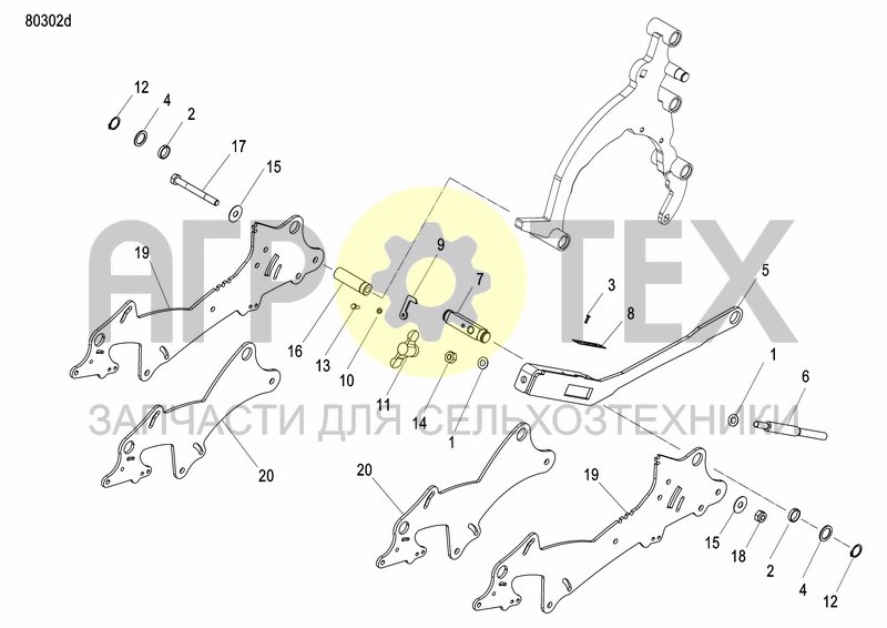 Чертеж TANDEM GUIDE