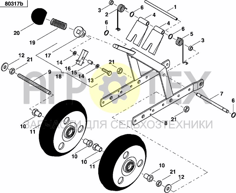 Чертеж REAR PRESS WHEEL