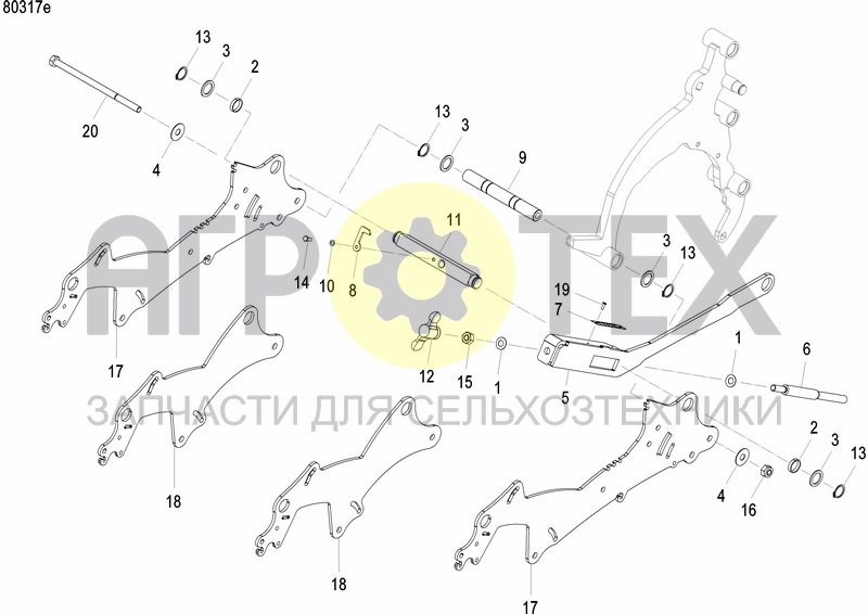 Чертеж TANDEM GUIDE